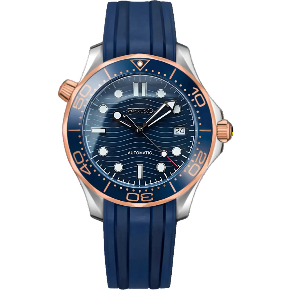 SEAMASTER ROSE GOLD - BLUE