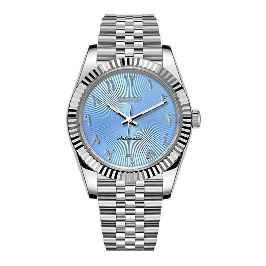 DATEJUST BABY BLUE ARABIC TEXTURED