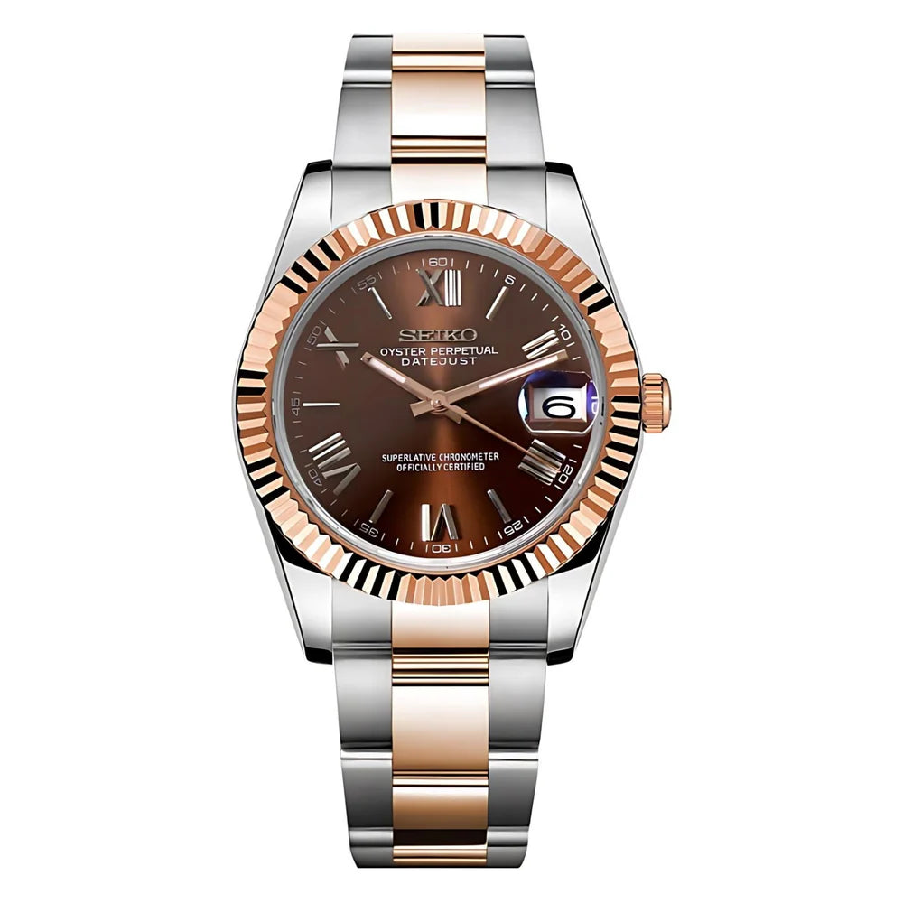 DATEJUST CHOCOLATE ROMAN (TWO TONES)