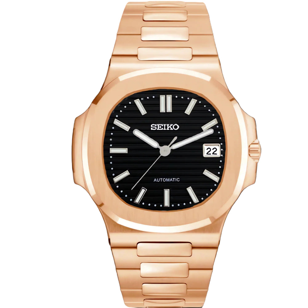 NAUTILUS ROSE GOLD - BLACK