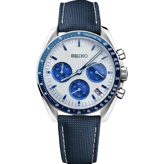 SPEEDMASTER SILVER AND BLUE