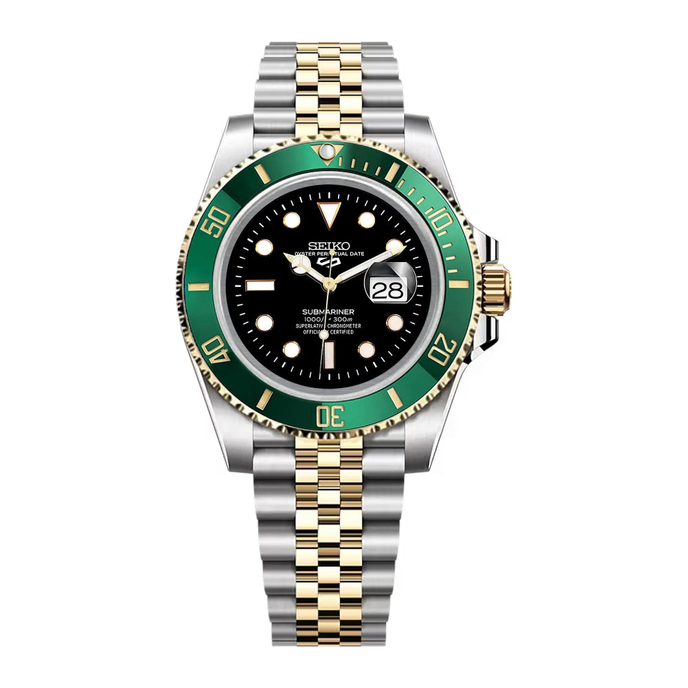 SUBMARINER TWO TONE GREEN - BLACK