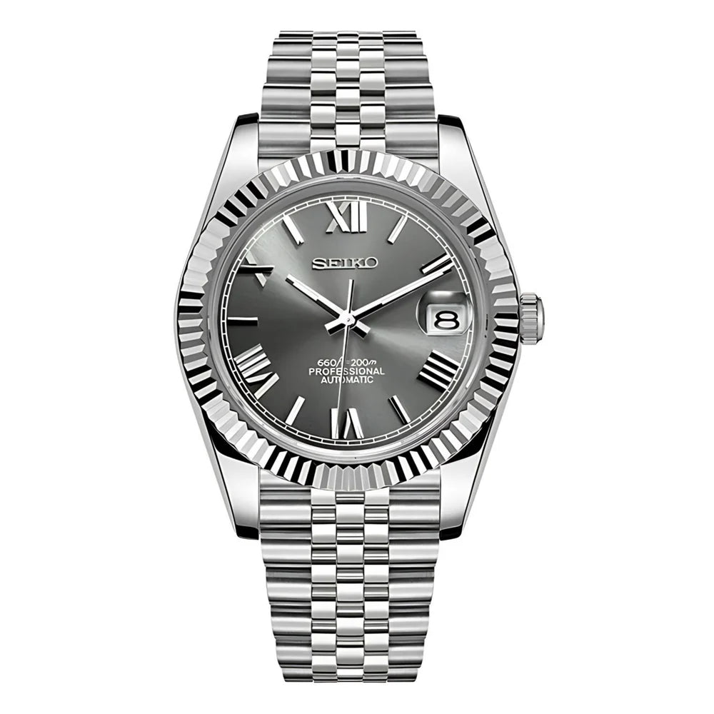 DATEJUST ROMAN GREY