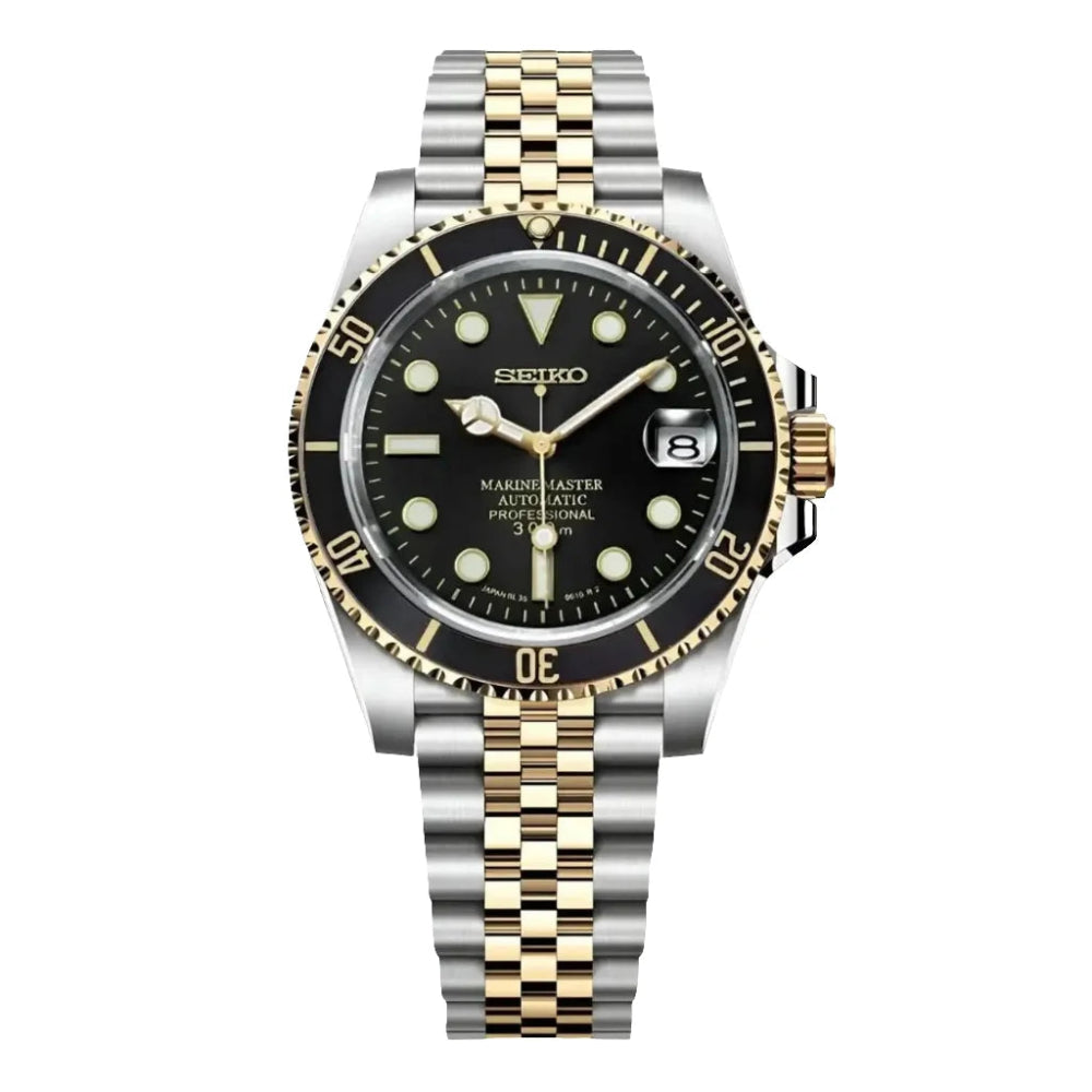 SUBMARINER TWO TONE GOLD - BLACK
